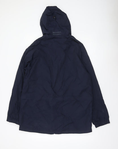Mens UK Size M Lakes Edge Blue Parka Coat