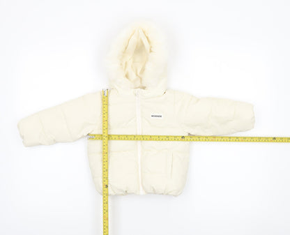McKenzie Ivory Puffer Jacket 12-18 Months Unisex Baby Hooded Winter Coat