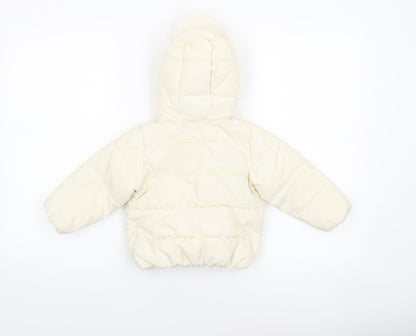McKenzie Ivory Puffer Jacket 12-18 Months Unisex Baby Hooded Winter Coat