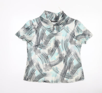 Womens UK Size L Forever by Michael Gold Multicoloured Basic Blouse
