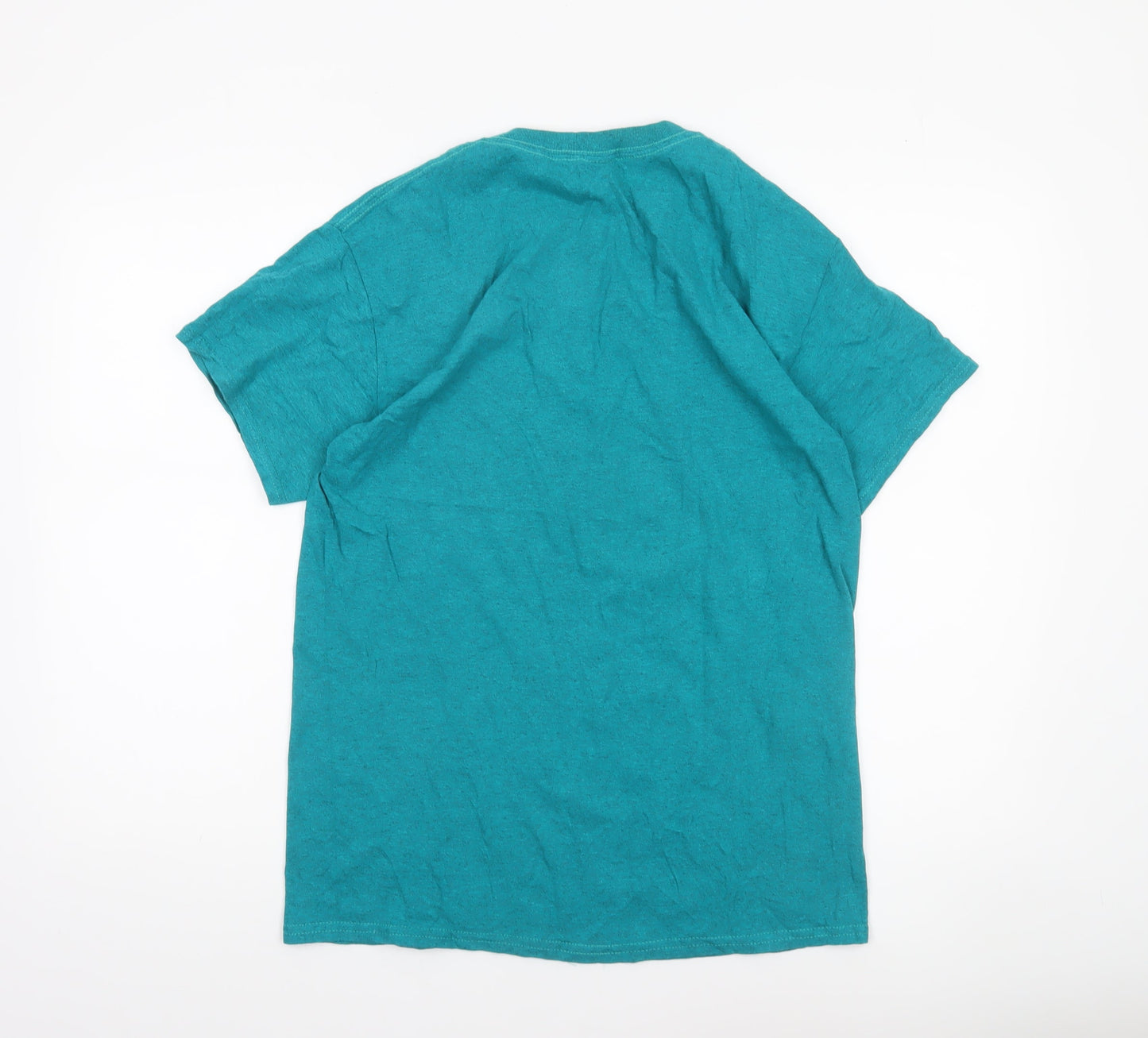 Mens UK Size M Gildan Green  T-Shirt