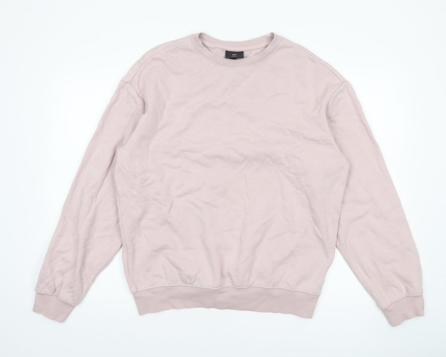 Mens UK Size S H&M Beige Pullover Sweatshirt