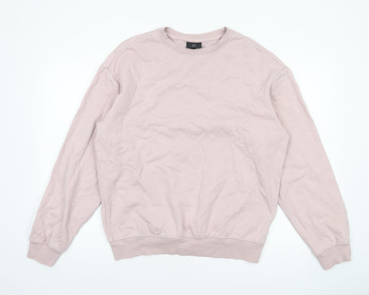 Mens UK Size S H&M Beige Pullover Sweatshirt