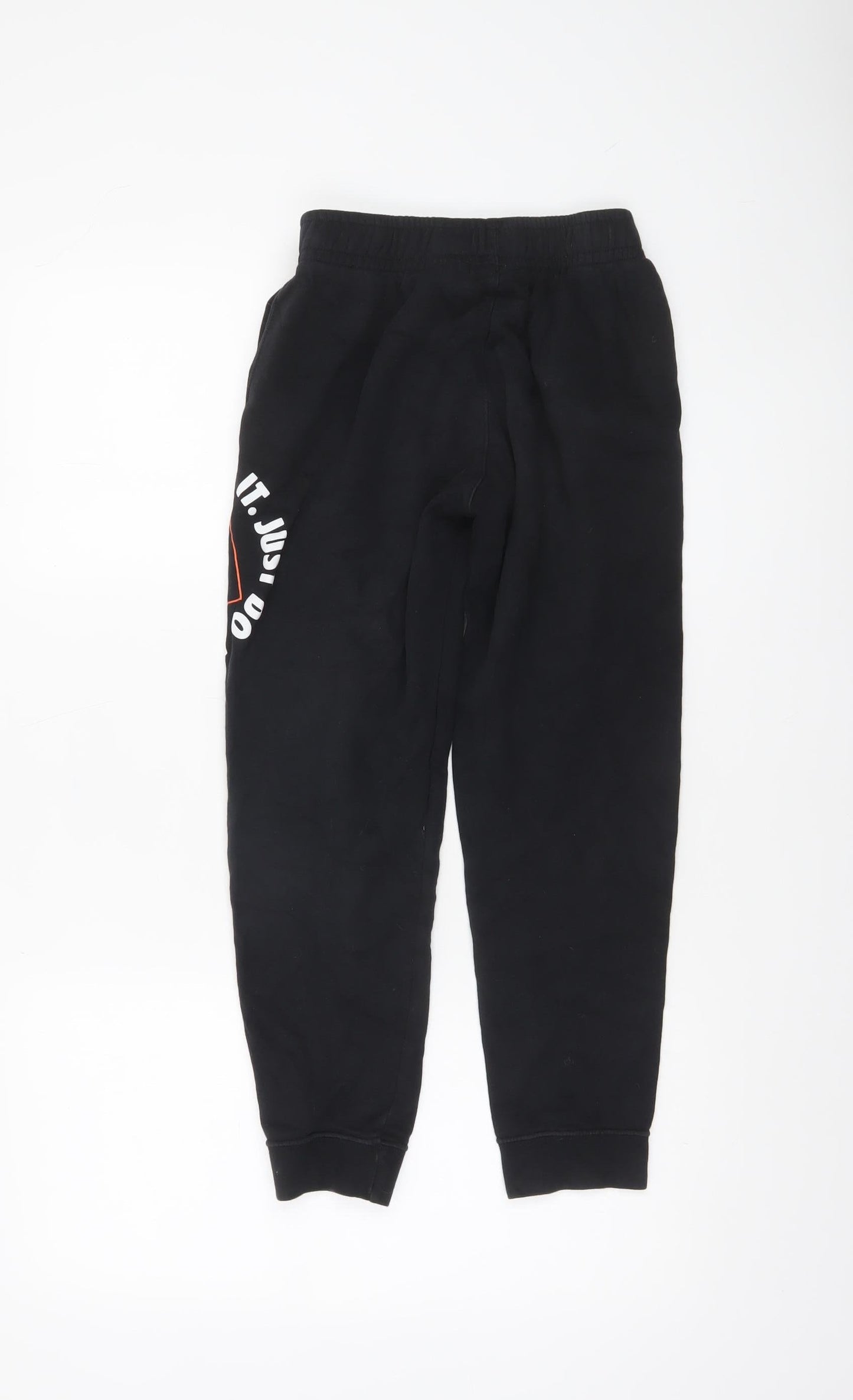 Boys UK Size 11-12 Years Nike Regular Fit Jogger Black Trousers