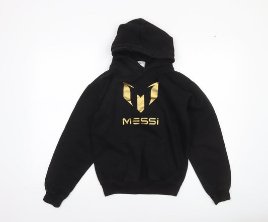 Boys UK Size 9-11 Years New Spirit Black Pullover Hoodie