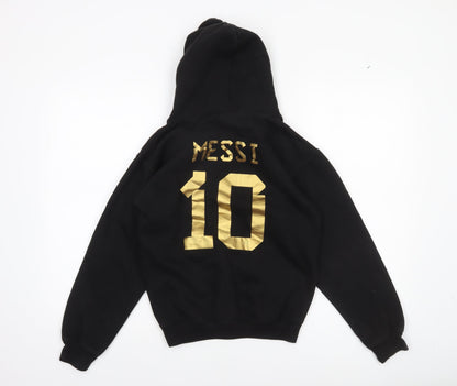 Boys UK Size 9-11 Years New Spirit Black Pullover Hoodie