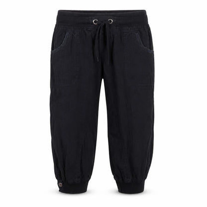 Womens UK Size 12 Denim Co Regular Fit Jogger Black Trousers