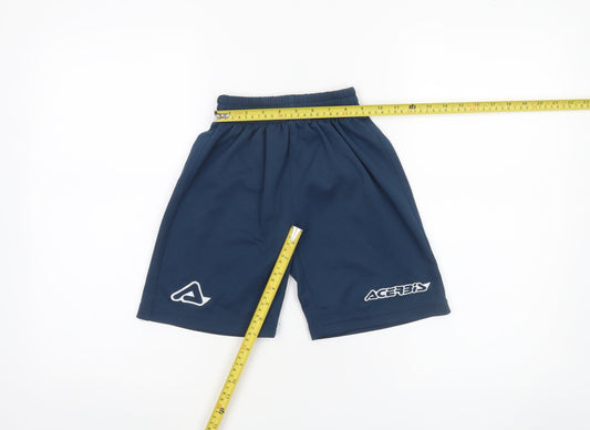 Acerbis Boys Blue Athletic Shorts 4XS Polyester Sportswear