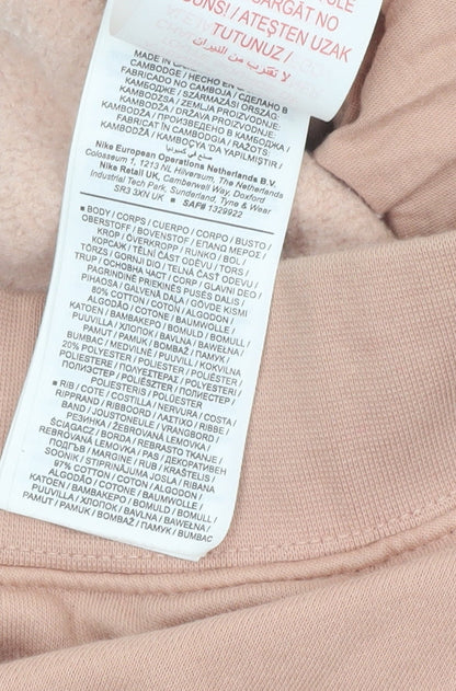 Womens UK Size S Nike Regular Fit Jogger Pink Trousers