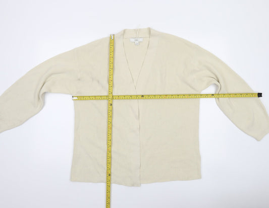Womens UK Size M Marks and Spencer Ivory Cardigan Jumper