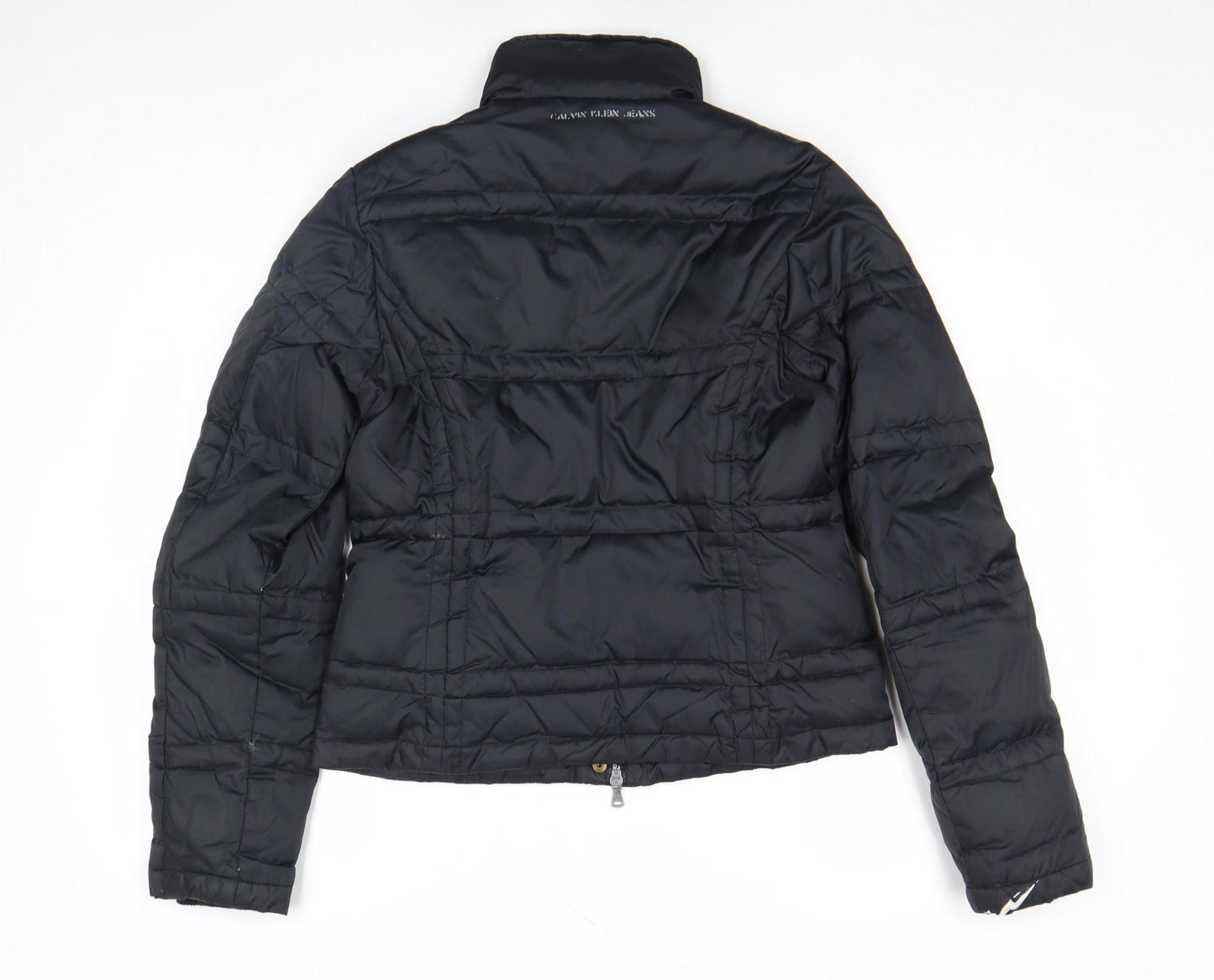 Womens UK Size S Calvin Klein Jeans Black Puffer Jacket