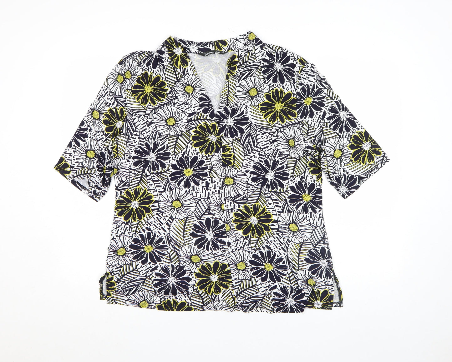 Womens UK Size 18 Bonmarché Multicoloured Tunic Blouse