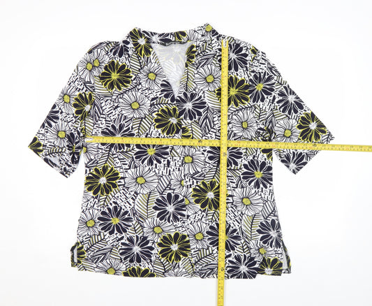 Womens UK Size 18 Bonmarché Multicoloured Tunic Blouse