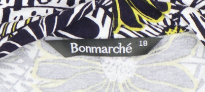 Womens UK Size 18 Bonmarché Multicoloured Tunic Blouse