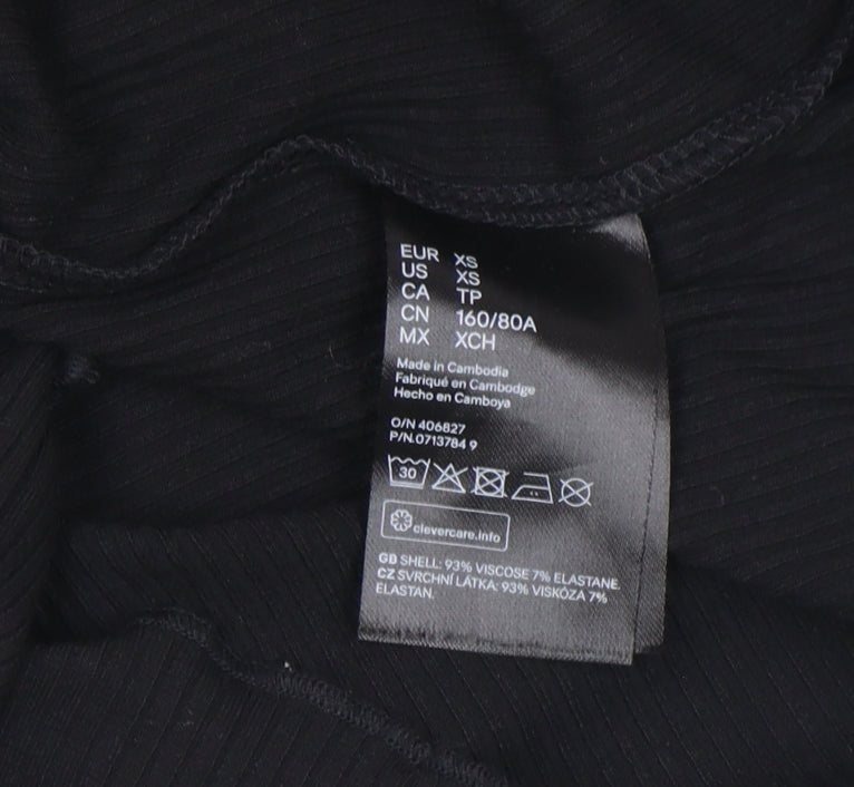 Womens UK Size XS H&M Bodycon Dress