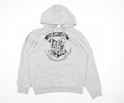 Womens UK Size L Fahona Grey Pullover Hoodie