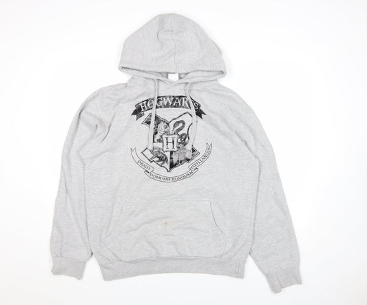 Womens UK Size L Fahona Grey Pullover Hoodie