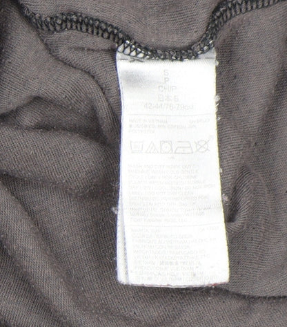 Gap Men Black Regular Fit Long Sleeve Cotton Blend Top Size S