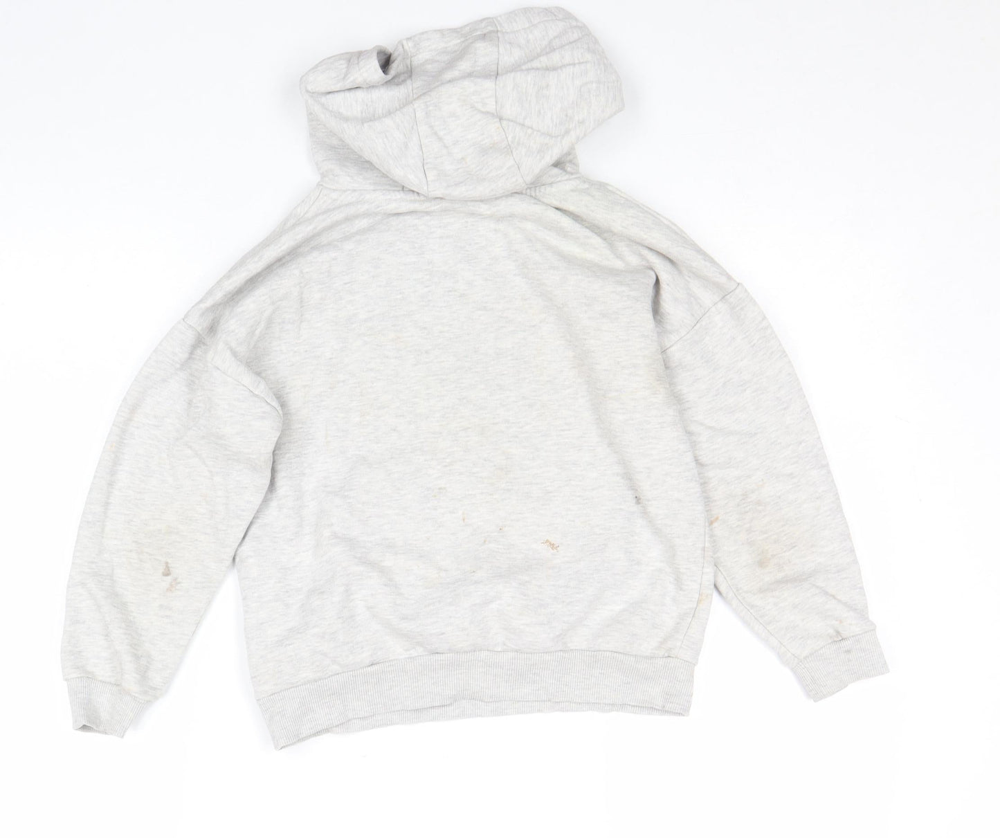 Girls UK Size 9 Years Disney Grey Pullover Hoodie