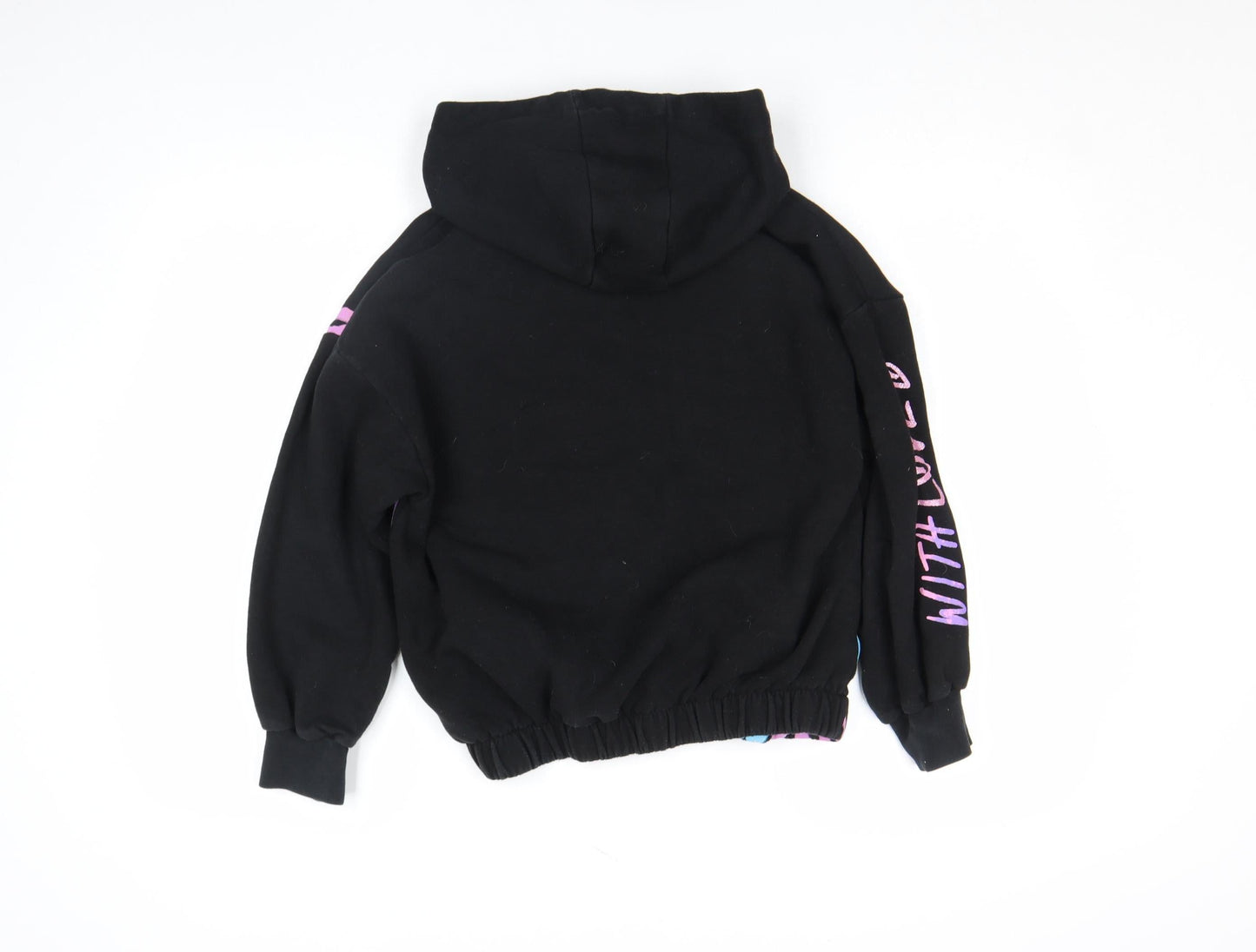 Girls UK Size 13 Years NEXT Black Pullover Hoodie