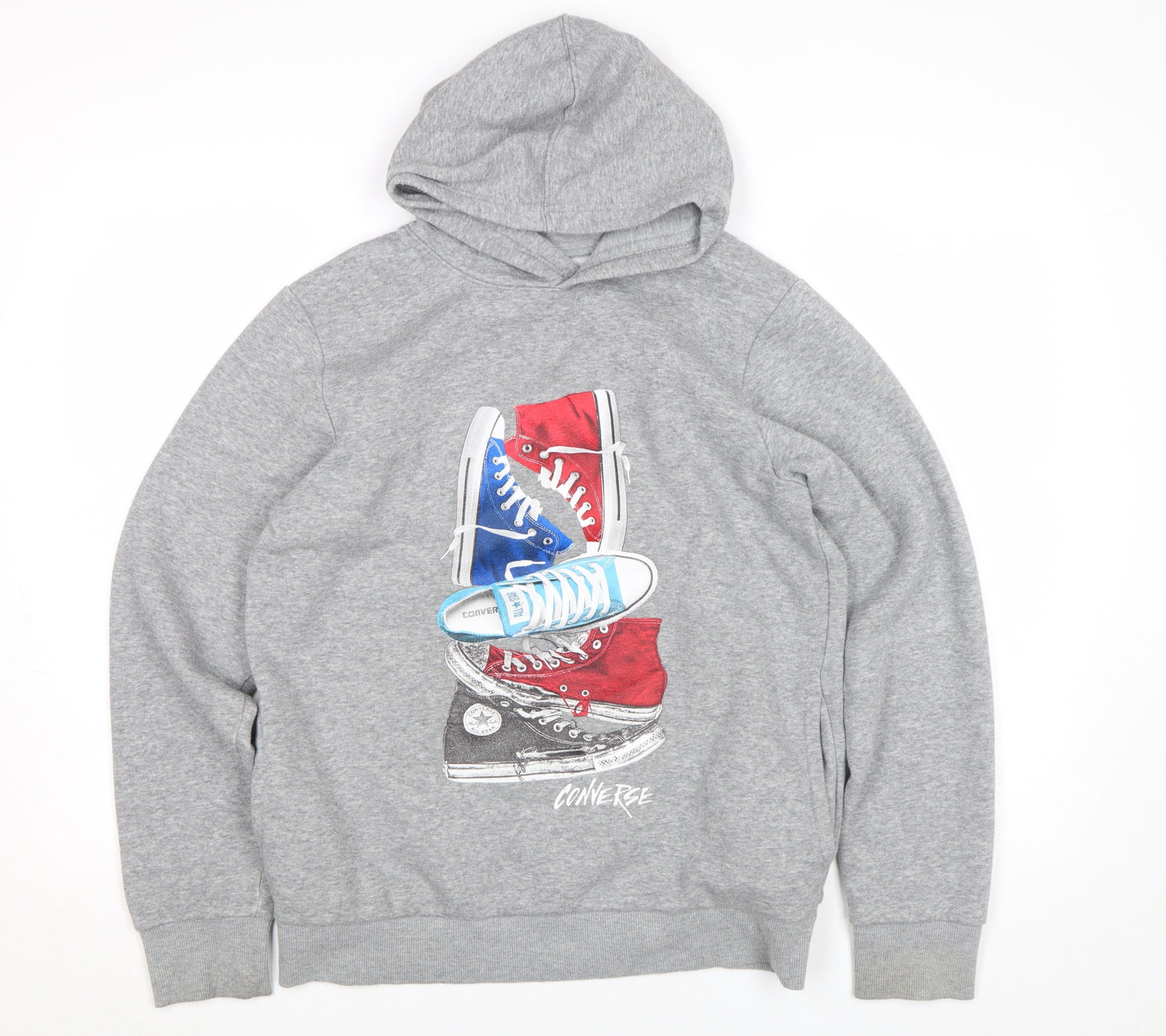 Boys UK Size XL Converse Grey Pullover Hoodie
