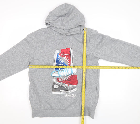Boys UK Size XL Converse Grey Pullover Hoodie
