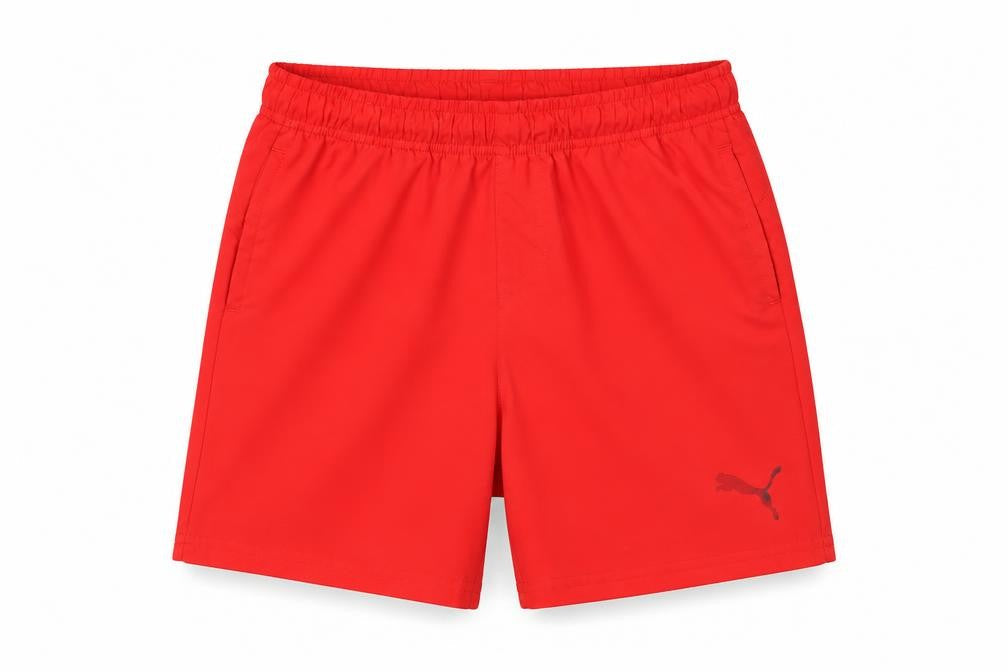 Puma Boys Red 11-12 Years Athletic Activewear Shorts