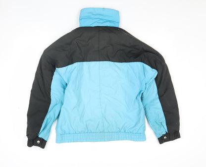 Womens UK Size 10 Rodeo Blue Puffer Jacket