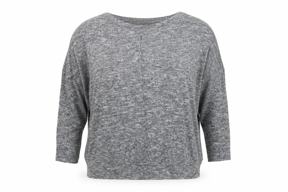 Womens UK Size S Zara Grey Basic Blouse