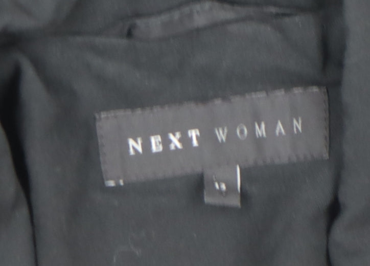 Womens UK Size 12 NEXT Regular Black Blazer