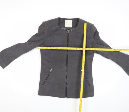 Womens UK Size XL Une Veste Grey Basic Jacket