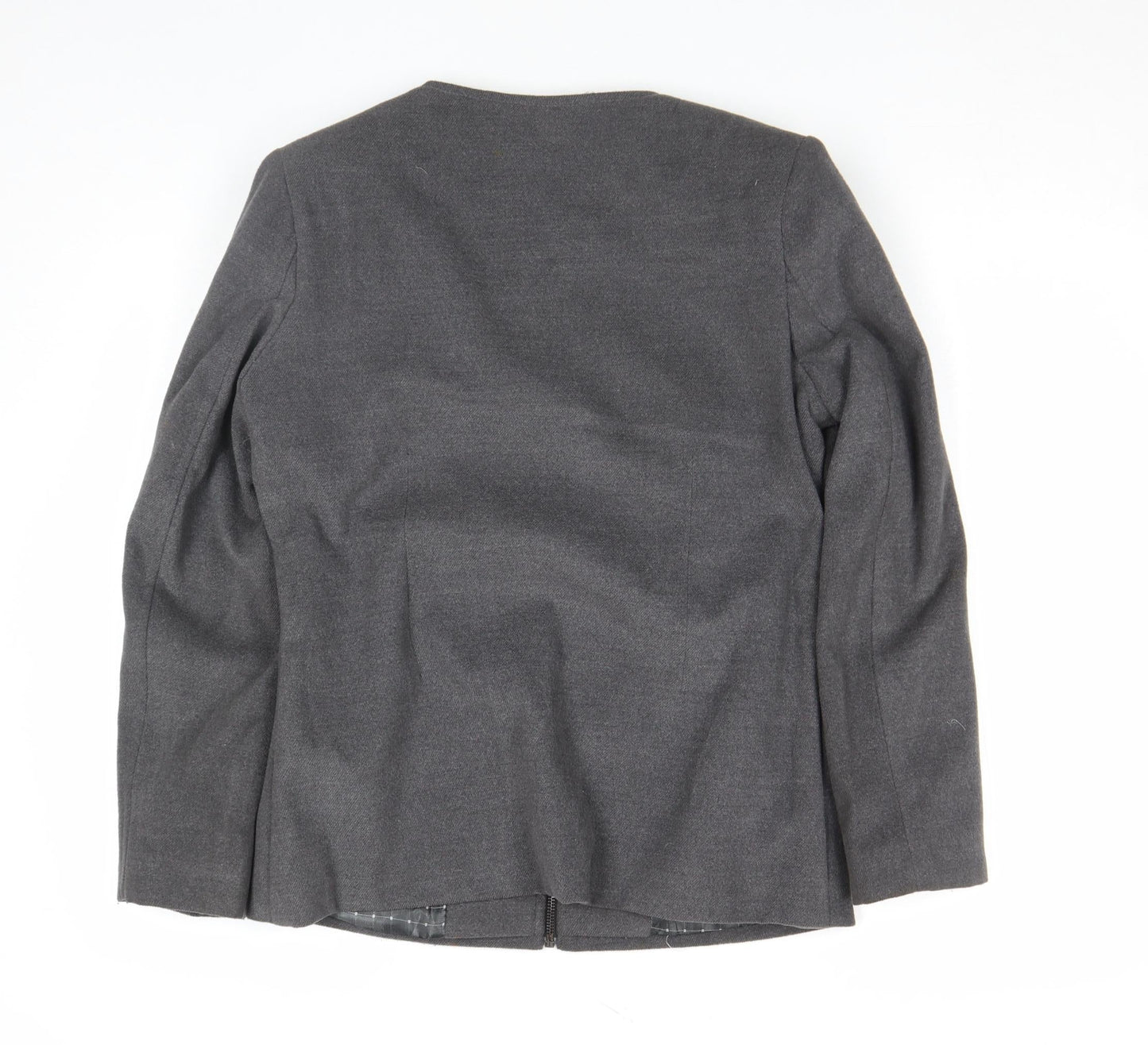Womens UK Size XL Une Veste Grey Basic Jacket