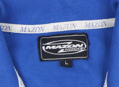 Mens UK Size L Mazon Cotton Blend Polo Shirt