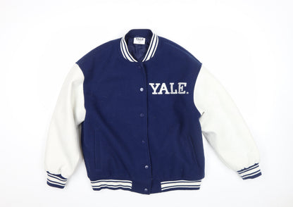 Mens UK Size XS Primark Blue Varsity Jacket