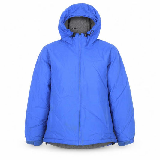 Womens UK Size S Lands' End Blue Parka Coat