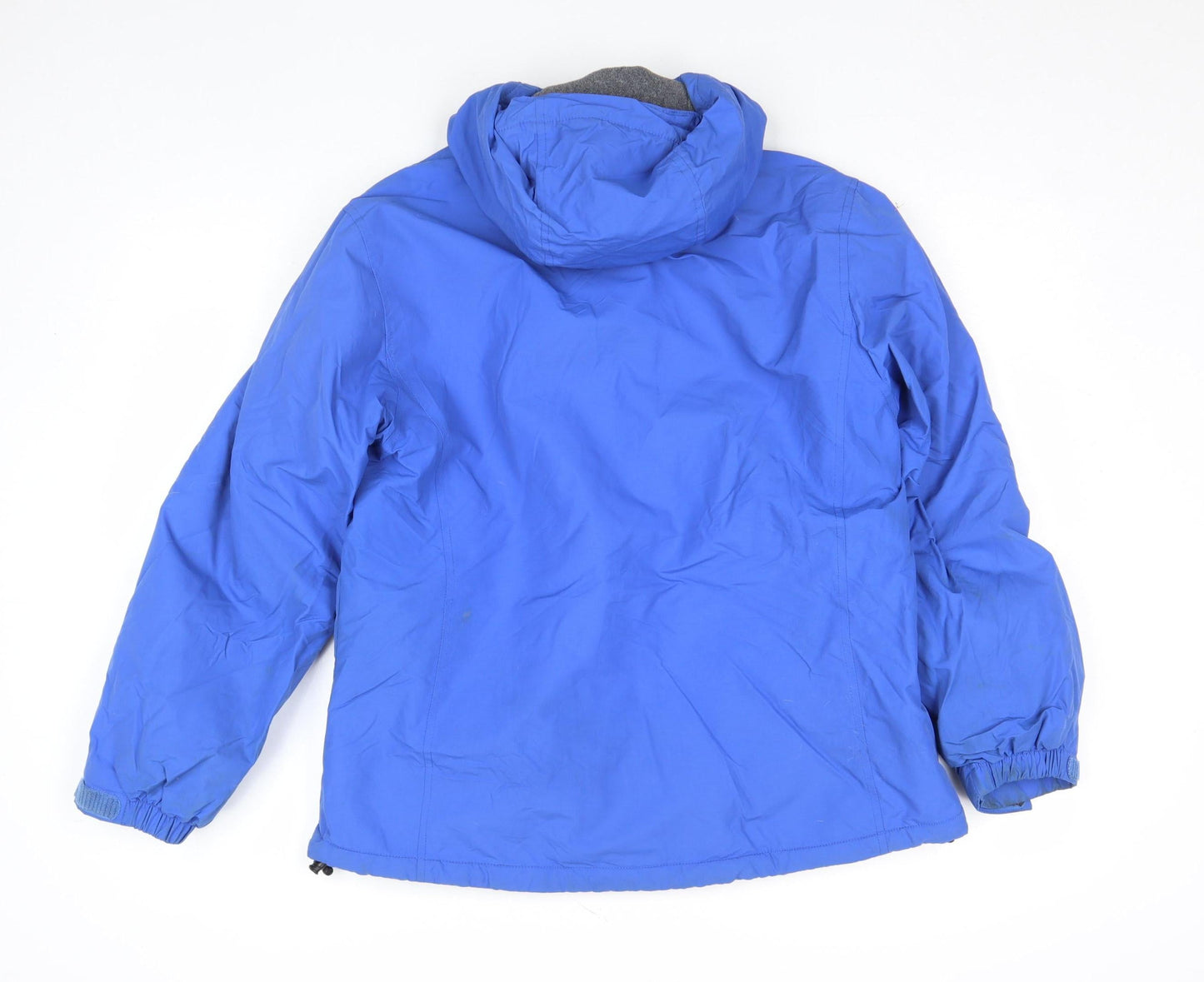 Womens UK Size S Lands' End Blue Parka Coat