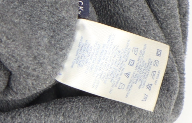 Womens UK Size S Lands' End Blue Parka Coat