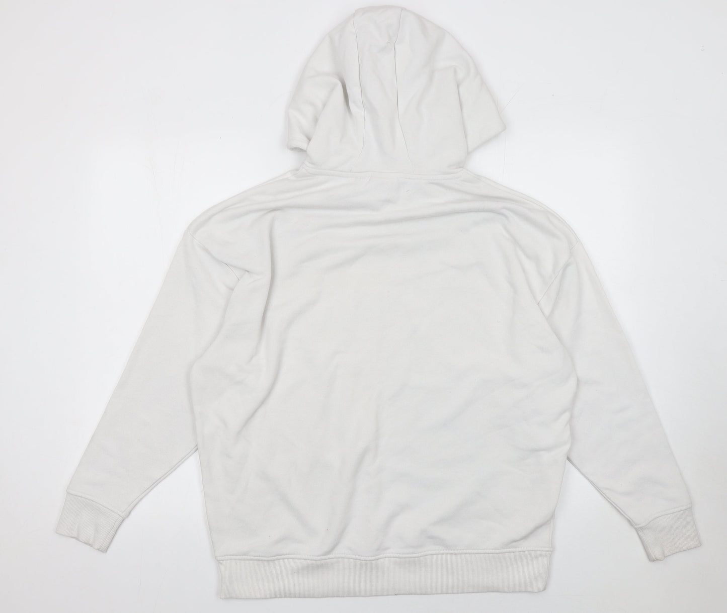 Womens UK Size XS Primark White Pullover Hoodie