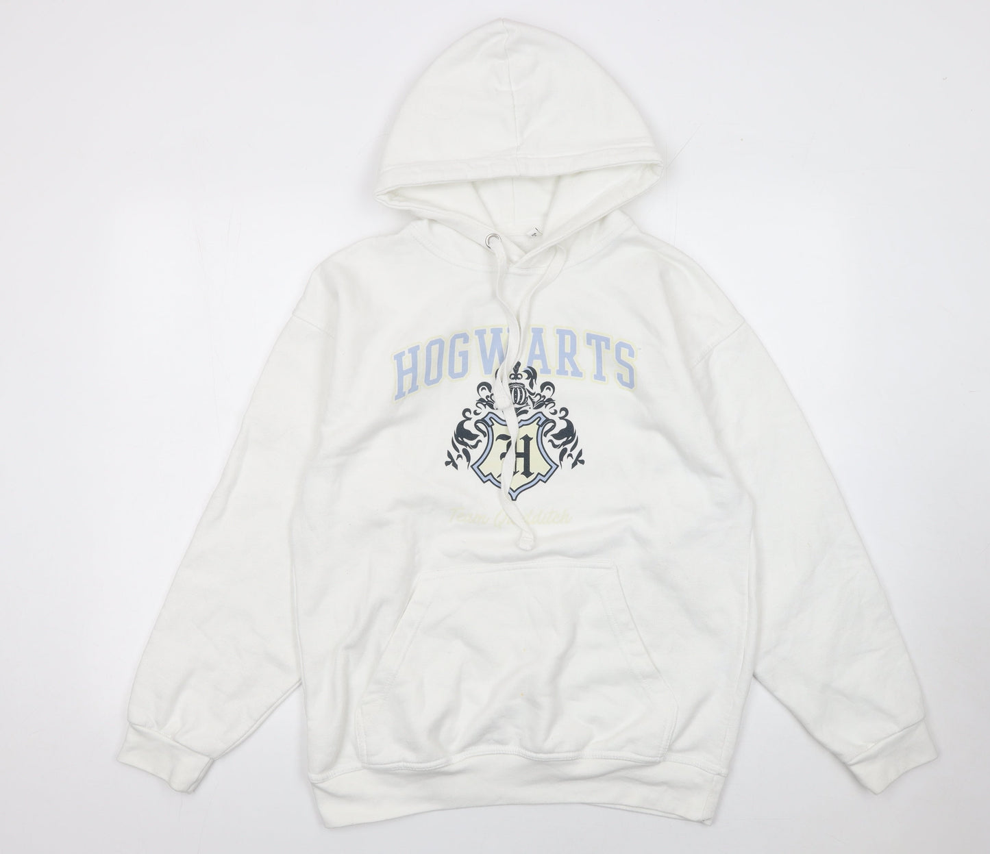 Womens UK Size M Bioworld White Pullover Hoodie