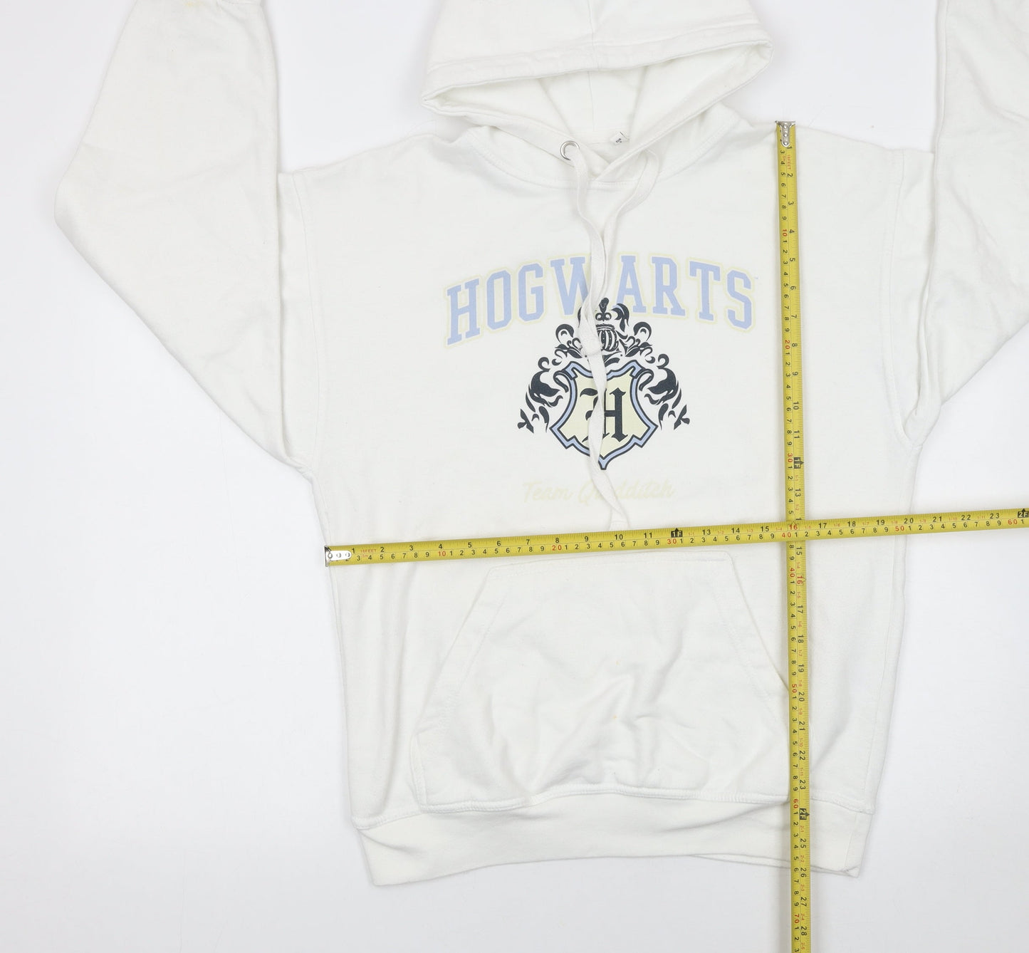 Womens UK Size M Bioworld White Pullover Hoodie
