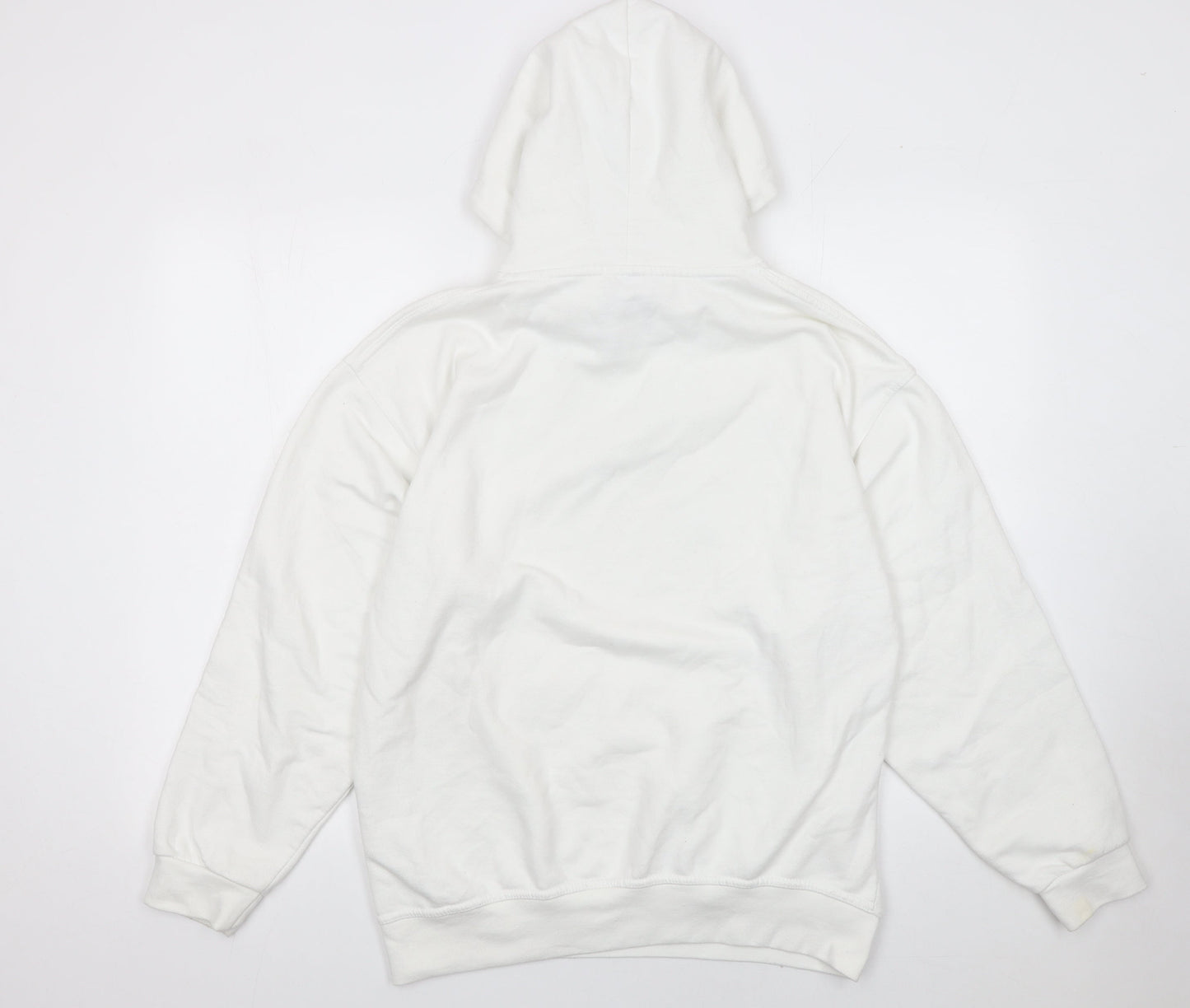 Womens UK Size M Bioworld White Pullover Hoodie