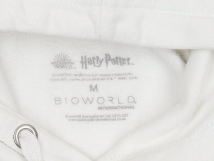 Womens UK Size M Bioworld White Pullover Hoodie