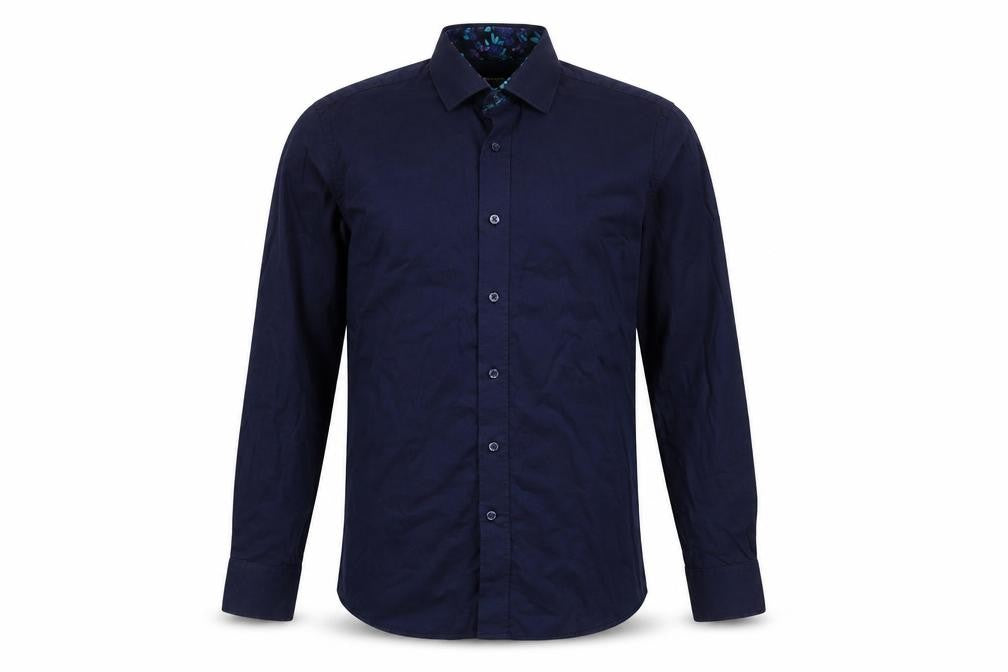 Mens UK Collar Size 15 Duchamp London Smart Blue  Dress Shirt
