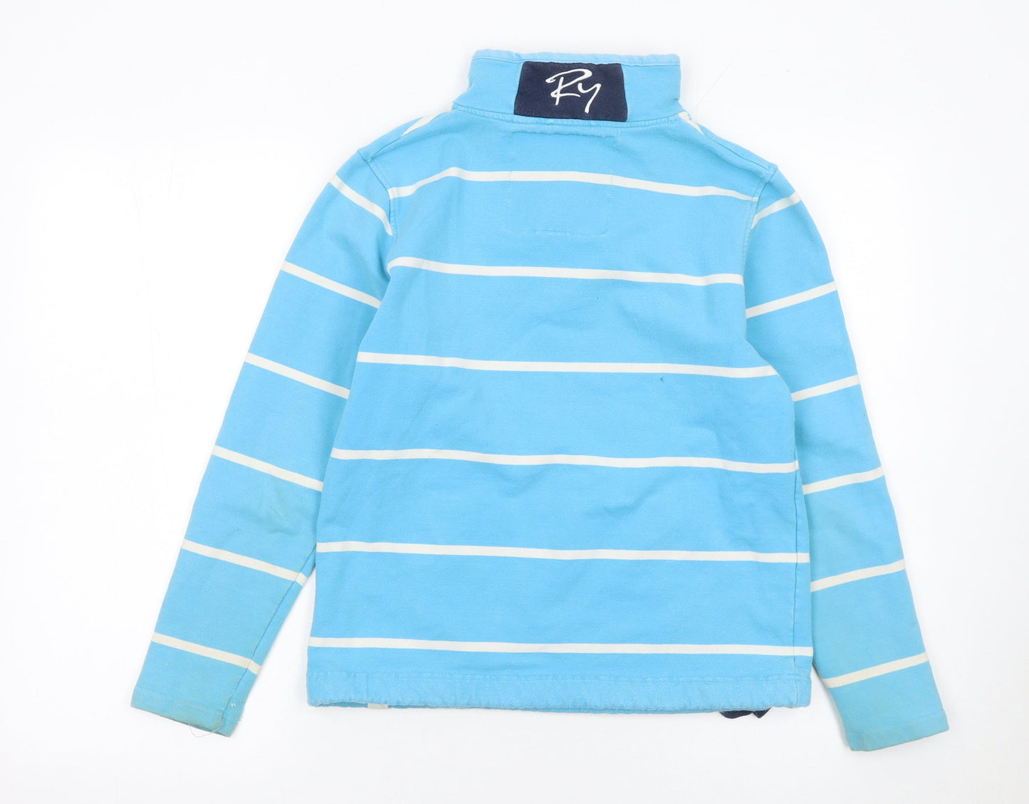 Womens UK Size S Rydale Blue Pullover Sweatshirt