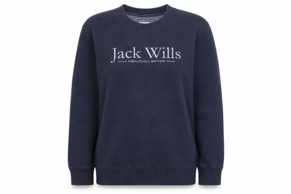 Womens UK Size 8 Jack Wills Blue Pullover Sweatshirt