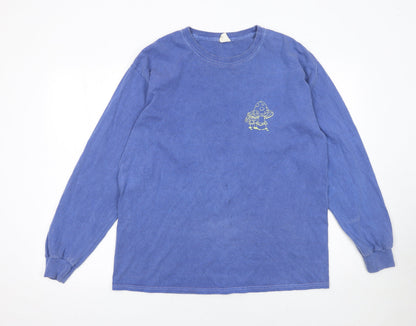 Mens UK Size M Urban Outfitters Blue  T-Shirt
