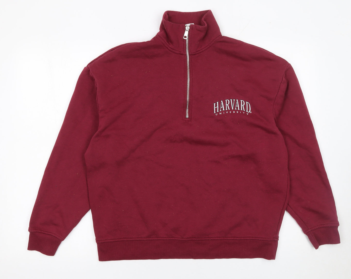 Womens UK Size XS Harvard Red Pullover Sweatshirt
