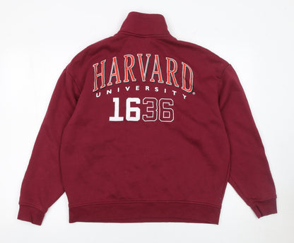 Womens UK Size XS Harvard Red Pullover Sweatshirt