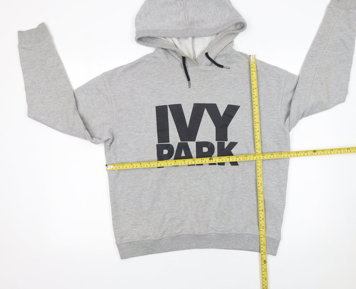Womens UK Size S IVY PARK Grey Pullover Hoodie