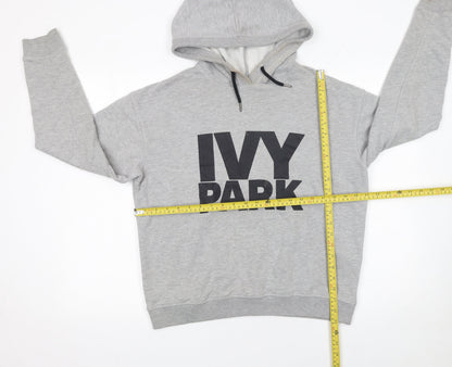 Womens UK Size S IVY PARK Grey Pullover Hoodie